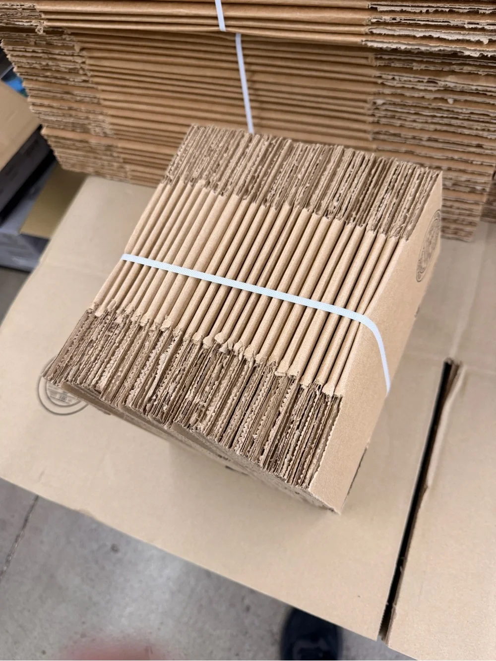 25 Corrugated Shipping Boxes - Natural Brown (Pack) 4x4x4